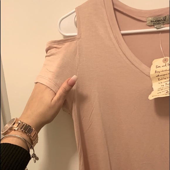 Cold shoulder T - Picture 2 of 2
